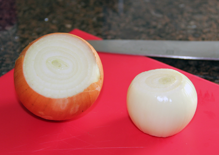 Last Onion From Winter Storage