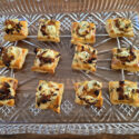Boursin Onion Puff Pastry Apps on plate